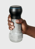 Мастурбатор Kiiroo Feel Pocket Crystal с всасывающей интерактивной насадкой PowerBlow Combo Set