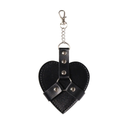 Брелок на карабине для ключей Art of Sex Chained Heart, Черный