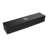 Премиальный вибромассажер DOXY Die Cast матово-черный, с покрытием из 24-каратного золота