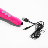 Вибромассажер DOXY Die Cast 3R Hot Pink, очень мощный, перезаряжаемый, металлический корпус