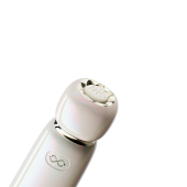 Вакуумный клиторальный стимулятор Zalo Lia Floral White, 3 насадки, 3 режима, разная интенсивность