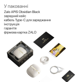 Эрекционное смарт-виброкольцо Zalo Apis Obsidian Black, до 4 часов работы, зарядный кейс