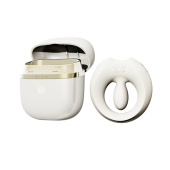Эрекционное смарт-виброкольцо Zalo Apis Ivory White, до 4 часов работы, зарядный кейс