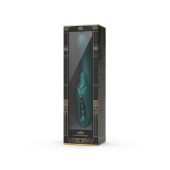Смарт-вибратор Zalo Ares Turquoise Green, подогрев, 3 мотора, язычок для клитора, стимуляция точки G