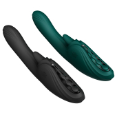 Смарт-вибратор Zalo Ares Turquoise Green, подогрев, 3 мотора, язычок для клитора, стимуляция точки G