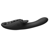 Смарт-вибратор Zalo Ares Obsidian Black, подогрев, 3 мотора, язычок для клитора, стимуляция точки G