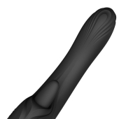 Смарт-вибратор Zalo Ares Obsidian Black, подогрев, 3 мотора, язычок для клитора, стимуляция точки G