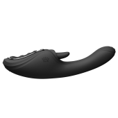 Смарт-вибратор Zalo Ares Obsidian Black, подогрев, 3 мотора, язычок для клитора, стимуляция точки G