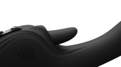 Смарт-вибратор Zalo Ares Obsidian Black, подогрев, 3 мотора, язычок для клитора, стимуляция точки G