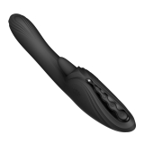 Смарт-вибратор Zalo Ares Obsidian Black, подогрев, 3 мотора, язычок для клитора, стимуляция точки G