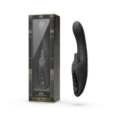 Смарт-вибратор Zalo Ares Obsidian Black, подогрев, 3 мотора, язычок для клитора, стимуляция точки G