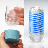 Мастурбатор Tenga Spinner DX 02 Bumps, с упругой стимулирующей спиралью внутри, среднее воздействие