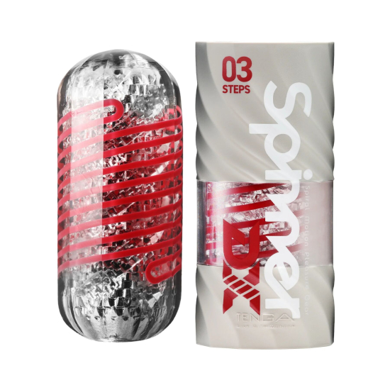 Мастурбатор Tenga Spinner DX 03 Steps, с упругой стимулирующей спиралью внутри, мощное воздействие
