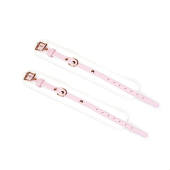 Поножи Liebe Seele White & Pink Fairy Leather Ankle Cuffs