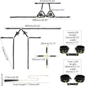БДСМ-набор LOCKINK YEAHWOW Forced Nadu pose correction set