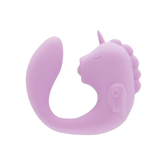 Вибратор-единорожка Unihorn – C Horse – Marina Lilac, вагинально-клиторальная стимуляция, 2 мотора по 10 режимов