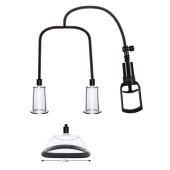 Вакуумная помпа для груди и сосков Men Powerup Passion Pump