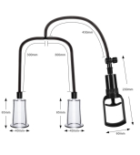 Вакуумная помпа для груди и сосков Men Powerup Passion Pump
