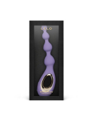 Анальные бусы с вибрацией LELO Soraya Beads Violet Dusk, разный диаметр бусин, 8 режимов