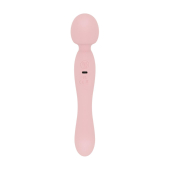Вибромассажер Good Vibes Only - SIMI Double-Sided Wand Vibrator Soft Silicone - Pink