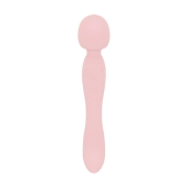 Вибромассажер Good Vibes Only - SIMI Double-Sided Wand Vibrator Soft Silicone - Pink