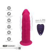 Фаллоимитатор с вибрацией SilexD Henry Vibro Pink (MODEL 2 size 7in) + LRS, диаметр 4,4 см