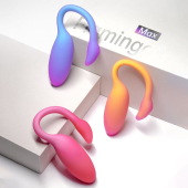 Смарт-виброяйцо Magic Motion Flamingo Max Blue 2 в 1: виброяйцо и тренажер Кегеля, 10 режимов