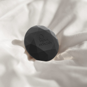 Вибромассажер бриллиант Bijoux Indiscrets - Twenty One Black, стильный аксессуар для дамской сумочки