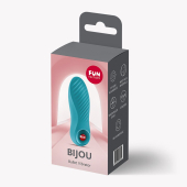 Вибратор Fun Factory Bijou Aquamarine, 12 режимов вибрации, перезаряжаемый