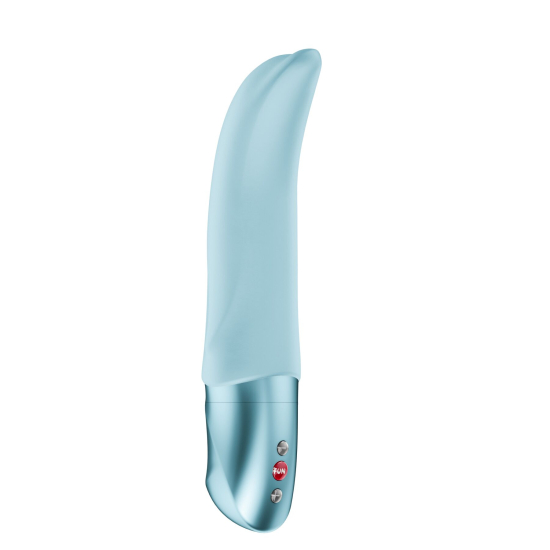 Вибратор Fun Factory Diva Dolphin Ice Blue, 10 режимов работы, на батарейках