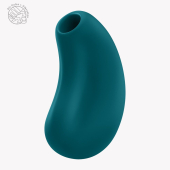 Вакуумный стимулятор Fun Factory Cherie Bottle Green, 12 режимов вибрации, 11 уровней вакуума