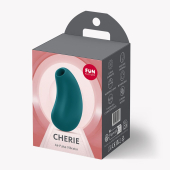 Вакуумный стимулятор Fun Factory Cherie Bottle Green, 12 режимов вибрации, 11 уровней вакуума