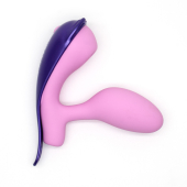 Виброяйцо под одежду KISSTOY Viosecret Pro, с пульсацией для клитора, трусики-стрепы в комплекте
