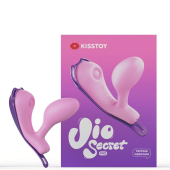 Виброяйцо под одежду KISSTOY Viosecret Pro, с пульсацией для клитора, трусики-стрепы в комплекте
