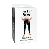 Лакированные мужские леггинсы Art of Sex - Matthias, цвет черный, размер M