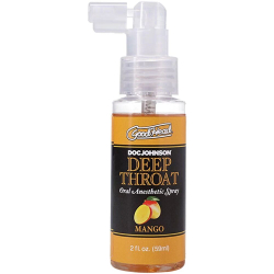Спрей для минета Doc Johnson GoodHead DeepThroat Spray – Mango 59 мл для глубокого минета
