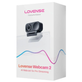 Веб-камера 4К с искусственным интеллектом Lovense WebCam 2, для стрима, активация чаевыми