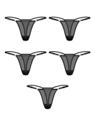 Набор трусиков Obsessive Violami 5-pack thong S/M