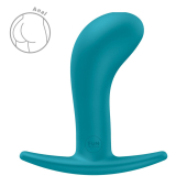 Анальная пробка Fun Factory BOOTIE L Aquamarine, диаметр 3,8 см, тонкий ограничитель