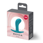 Анальная пробка Fun Factory BOOTIE M Aquamarine, диаметр 3,3 см, тонкий ограничитель