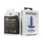 Анальная пробка с вибрацией и пульсацией Hueman - Supernova Thrusting Buttplug