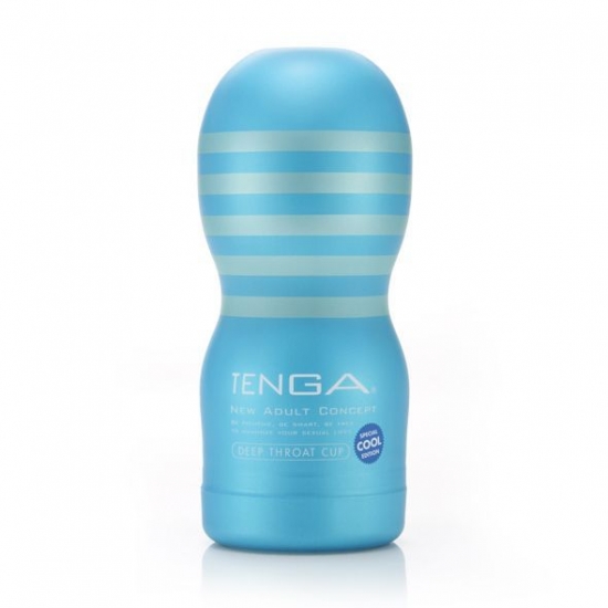Мастурбатор Tenga Deep Throat Cup Cool Edition з охолоджувальним лубрикантом (глибоке горло)