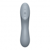 Вакуумний стимулятор з вібрацією Satisfyer Curvy Trinity 3 BlueGrey