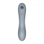 Вакуумний стимулятор з вібрацією Satisfyer Curvy Trinity 3 BlueGrey