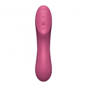 Вакуумний стимулятор із вібрацією Satisfyer Curvy Trinity 3 Red